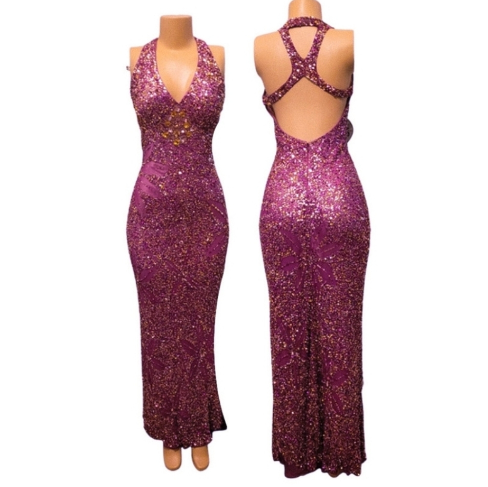 Adrianna Papell Sequin Gown